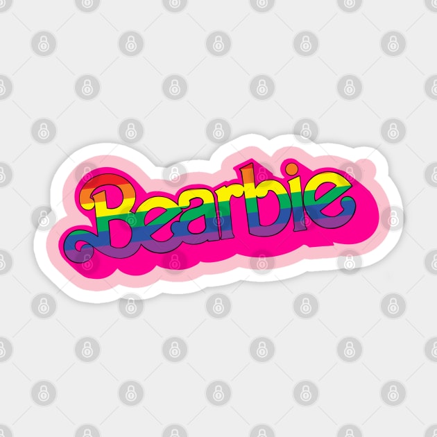 BEARBIE PRIDE Sticker by ART by RAP